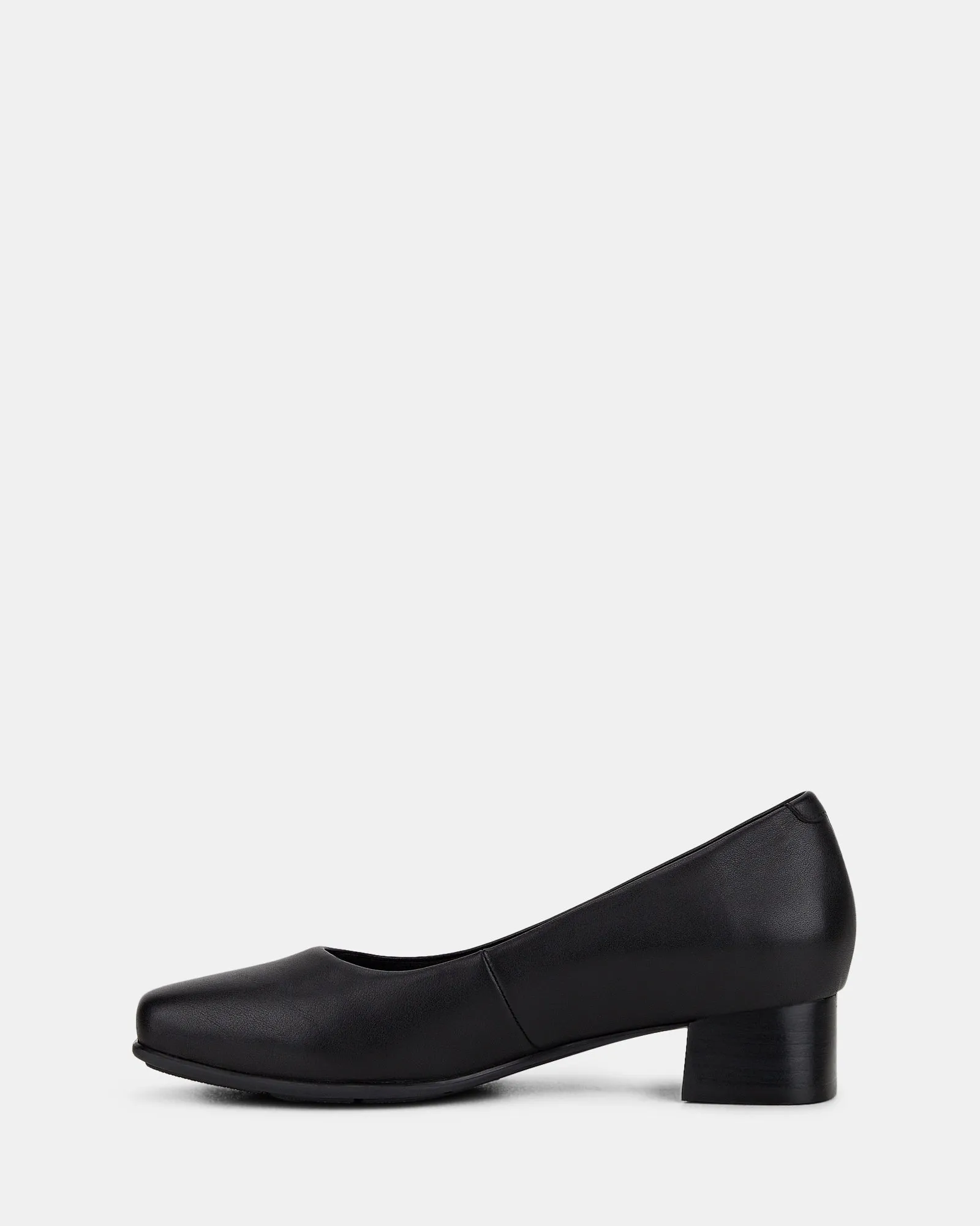 Hush Puppies Schuhe Das Niedrige Quadratische Schwarz