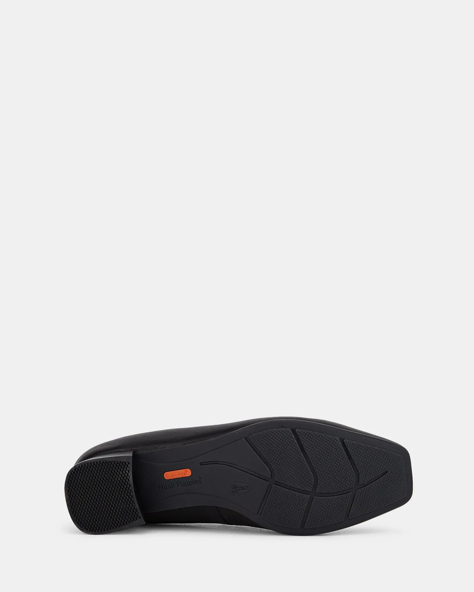 Hush Puppies Schuhe Das Niedrige Quadratische Schwarz