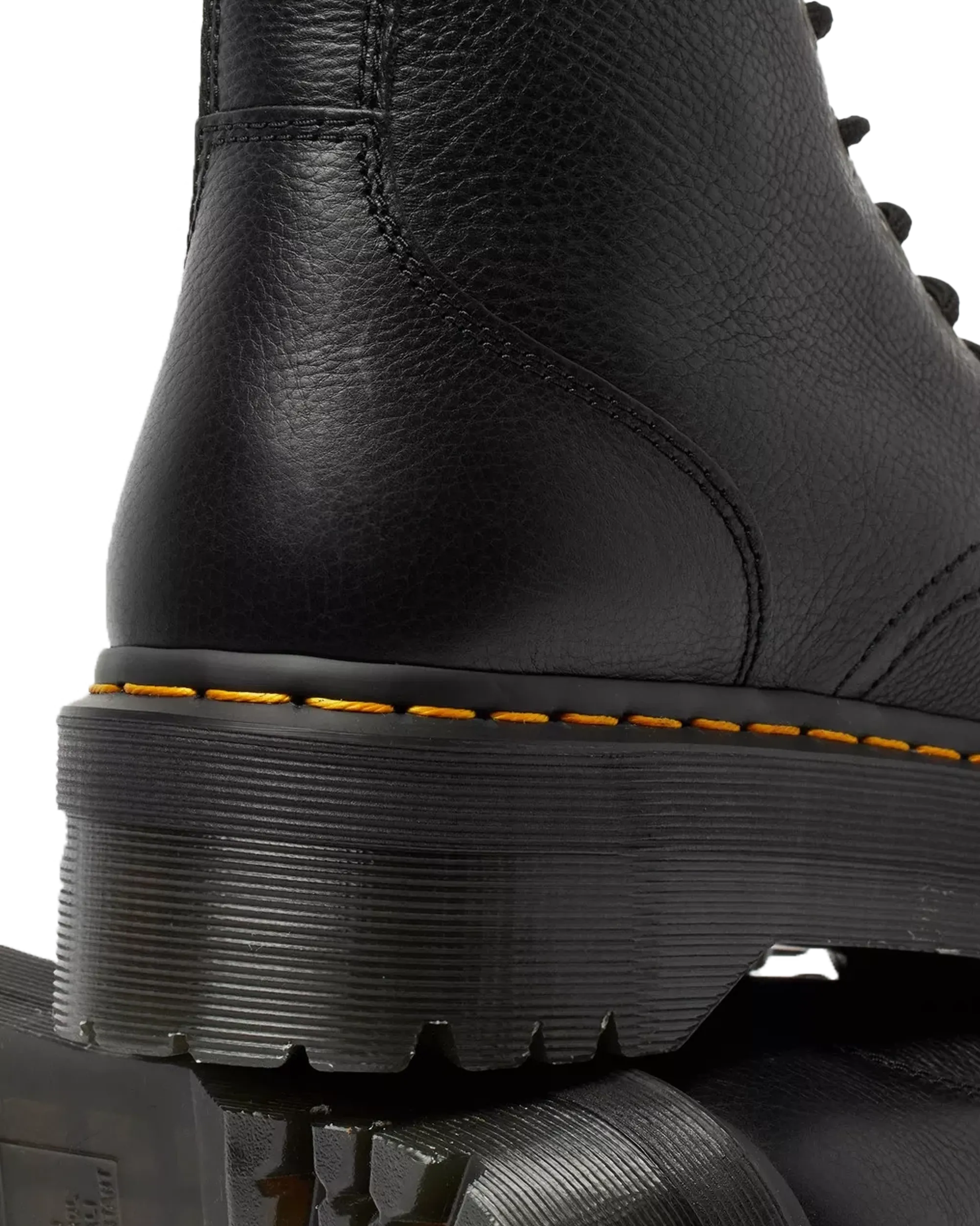 Jadon III Pisa Leder Plateau-Stiefel in Schwarz Pisa