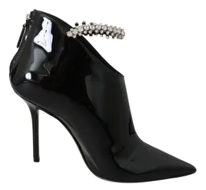 Jimmy Choo Elegante Lack-Stiefeletten mit Absatz für Damen_Jimmy-Choo