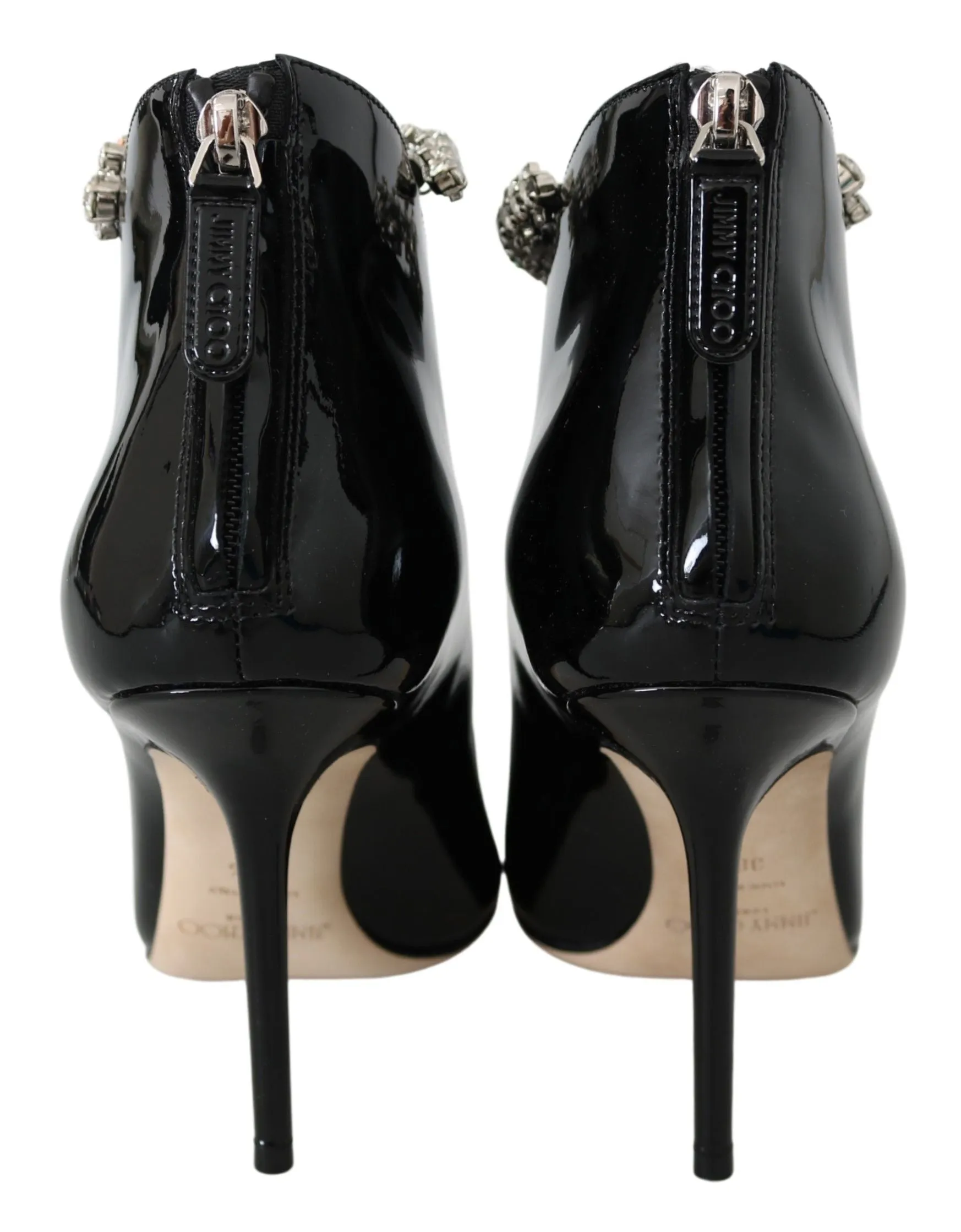Jimmy Choo Elegante Lack-Stiefeletten mit Absatz für Damen_Jimmy-Choo