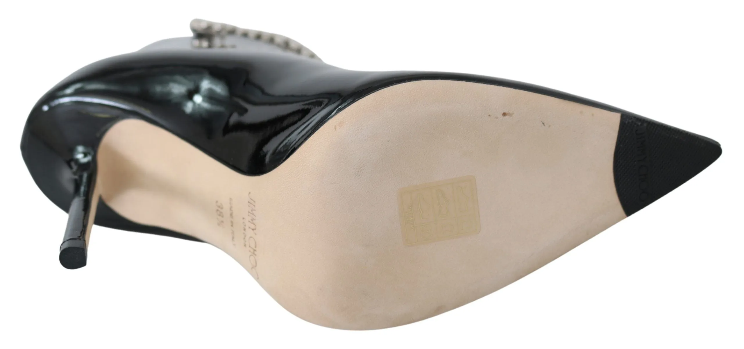 Jimmy Choo Elegante Lack-Stiefeletten mit Absatz für Damen_Jimmy-Choo