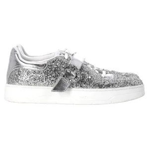 Jimmy Choo Osaka Sneakers in Silber Glitzer Schuhen_Jimmy-Choo