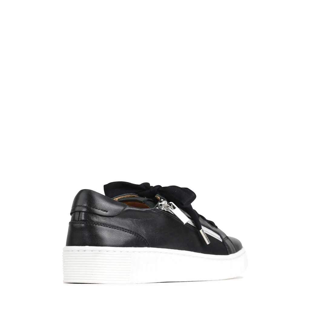 JODIE PLATTFORM-SNEAKER AUS LEDER