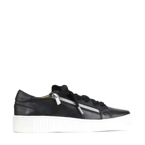 JODIE PLATTFORM-SNEAKER AUS LEDER