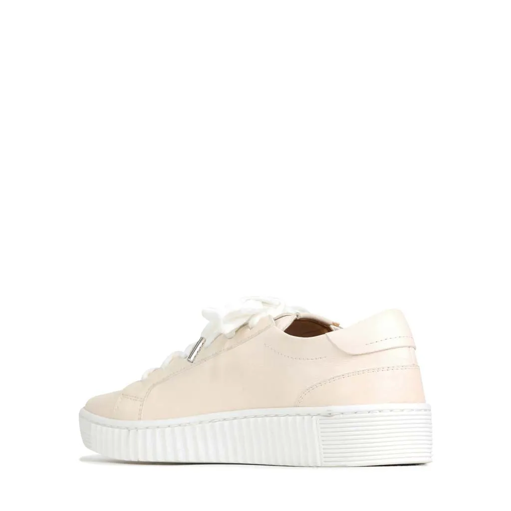 JODIE PLATTFORM-SNEAKER AUS LEDER