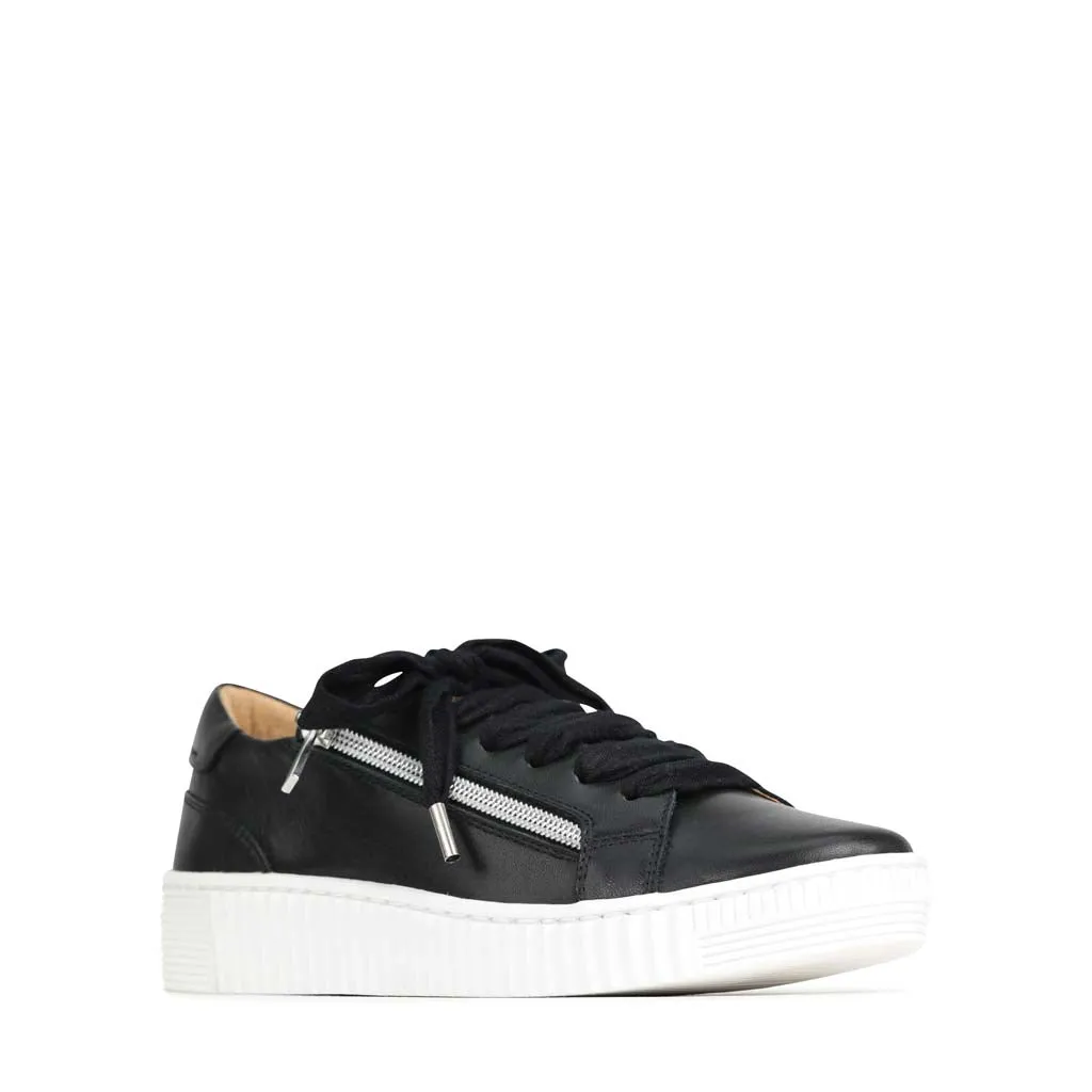 JODIE PLATTFORM-SNEAKER AUS LEDER