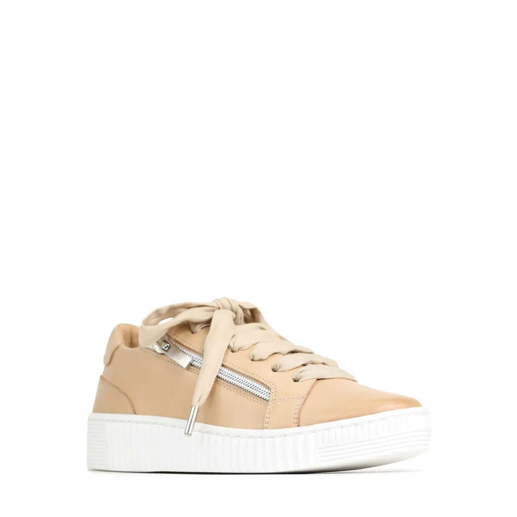 JODIE PLATTFORM-SNEAKER AUS LEDER