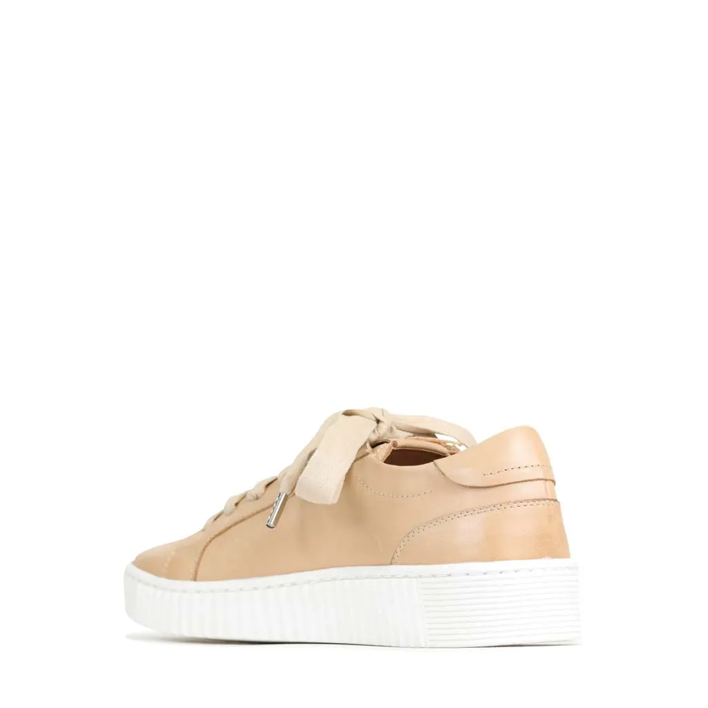 JODIE PLATTFORM-SNEAKER AUS LEDER