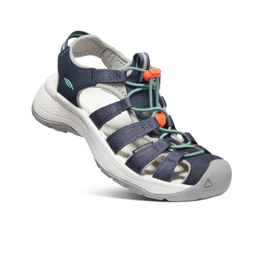 Keen Schuhe Astoria West Sandale Marineblau/Geschliffenes Glas