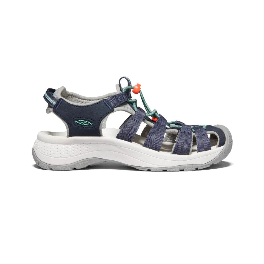 Keen Schuhe Astoria West Sandale Marineblau/Geschliffenes Glas