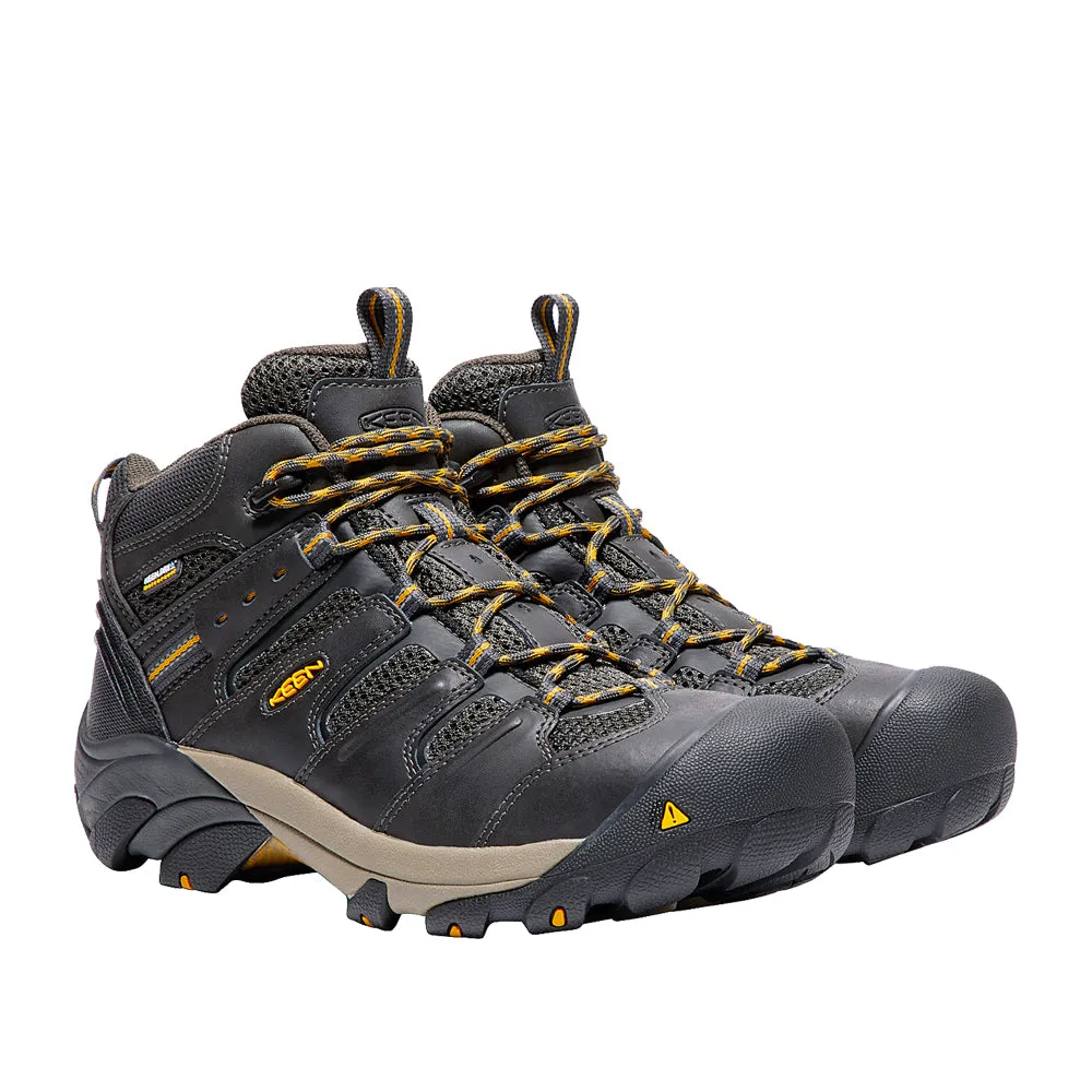 KEEN Utility Herren Lansing Mid wasserdichter Arbeitsschuh mit Stahlkappe KEEN Utility Schuhe