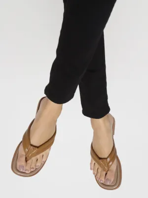 Khaki PU Schlupf-Flats (TC-RS3593-KHA)