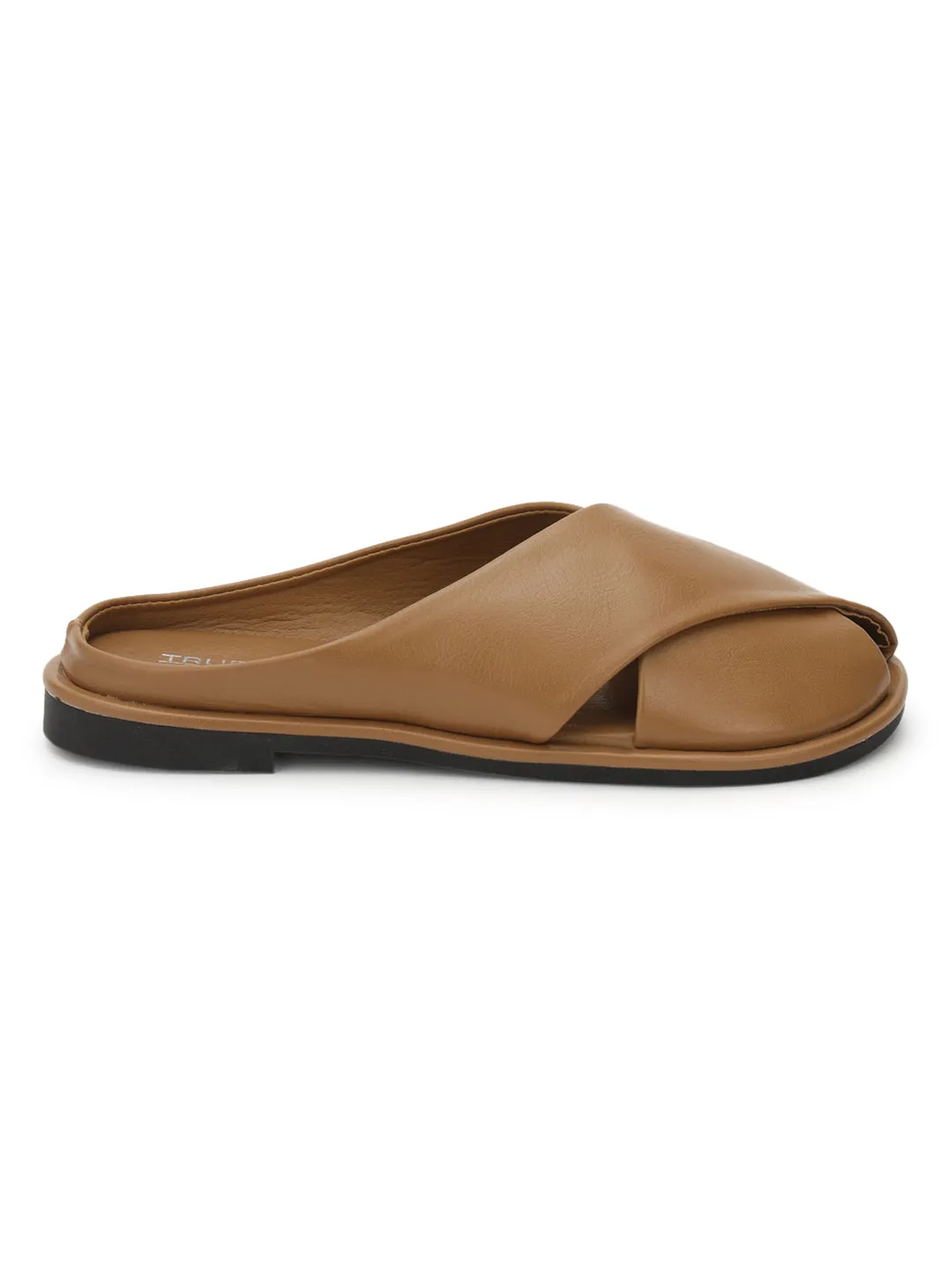 Khaki PU Schlupf-Slipper (TC-RS3655-KHA)