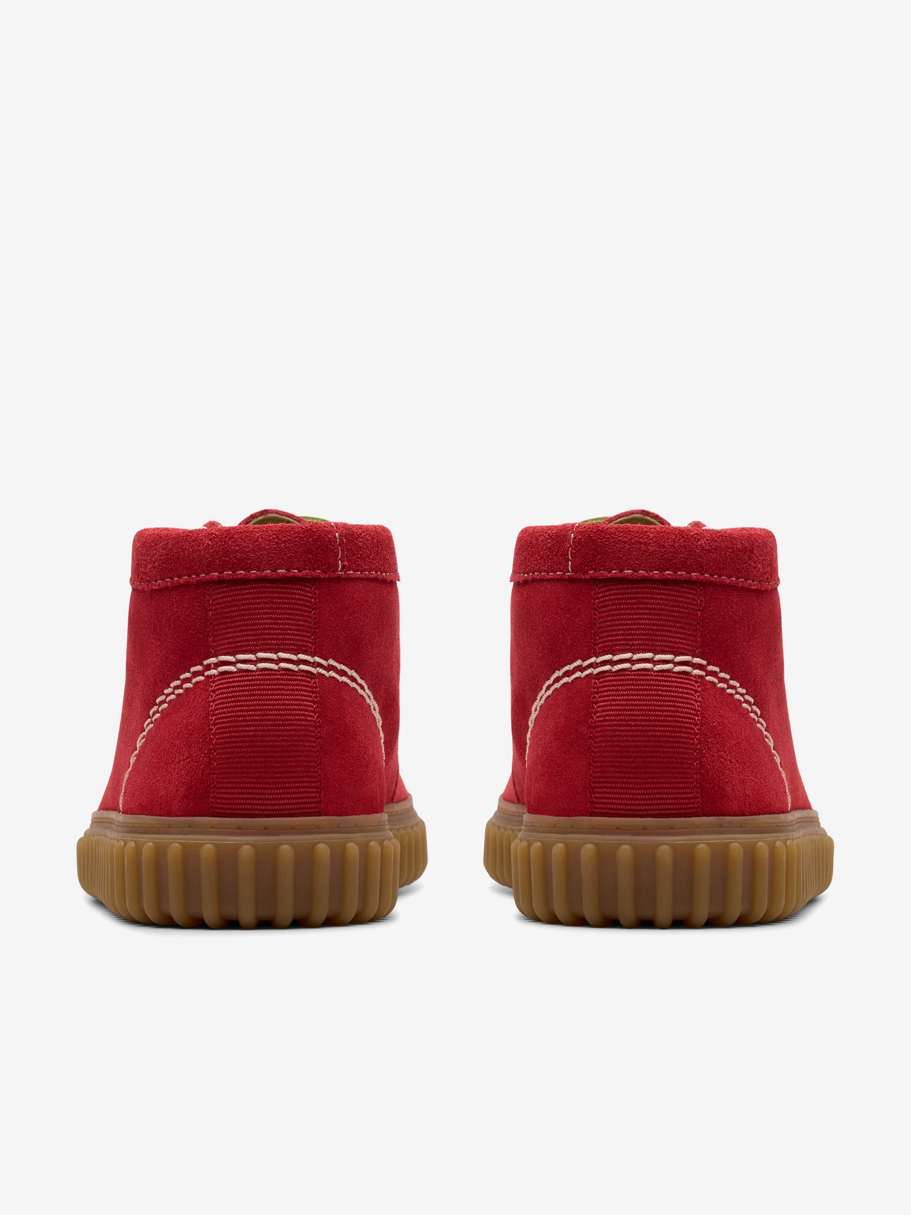 Kinder Wildleder Tor Hill Stiefel in Rot