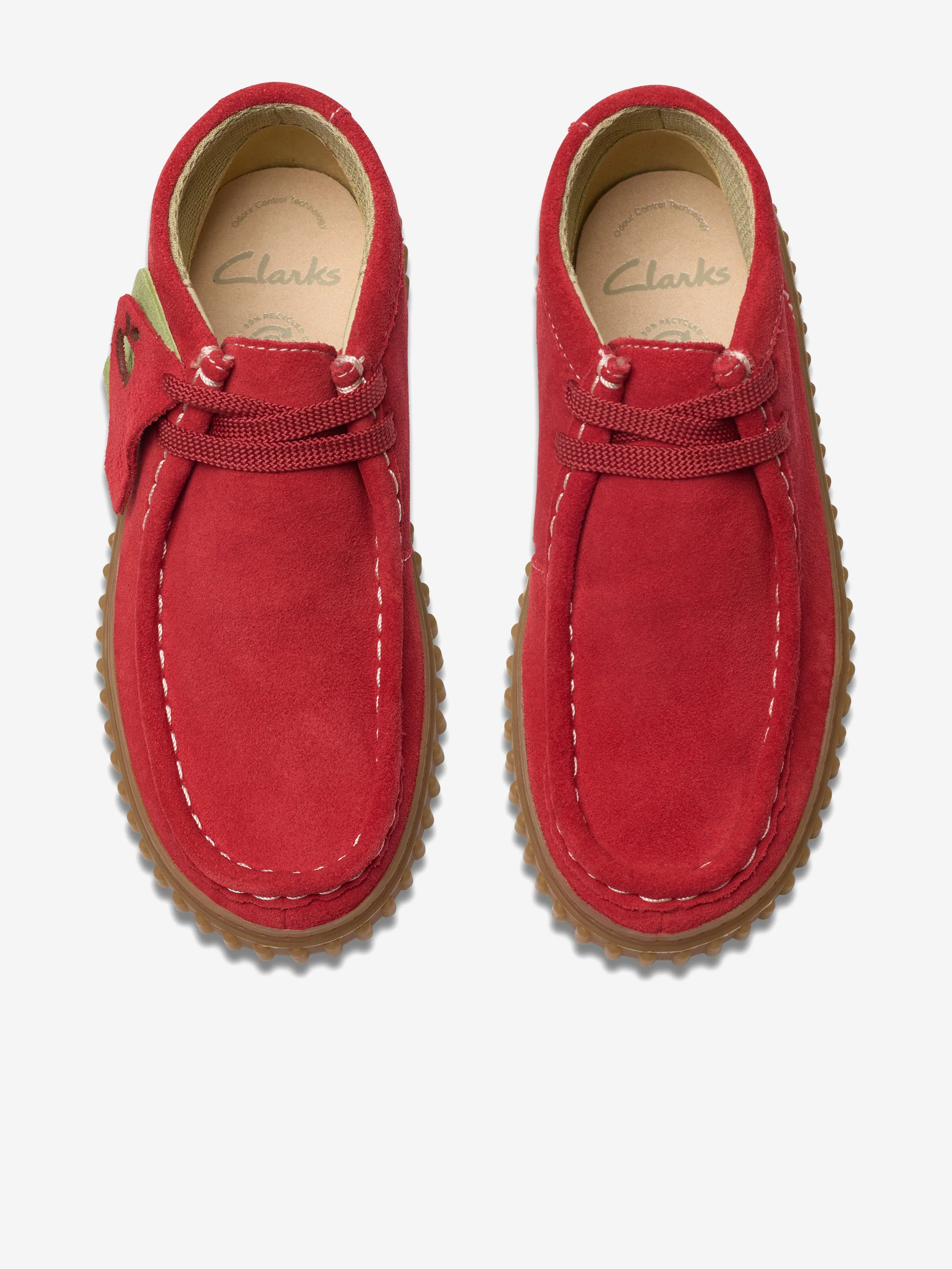 Kinder Wildleder Tor Hill Stiefel in Rot