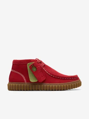 Kinder Wildleder Tor Hill Stiefel in Rot