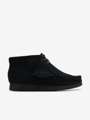 Kids Suede Wallabee Stiefel in Schwarz