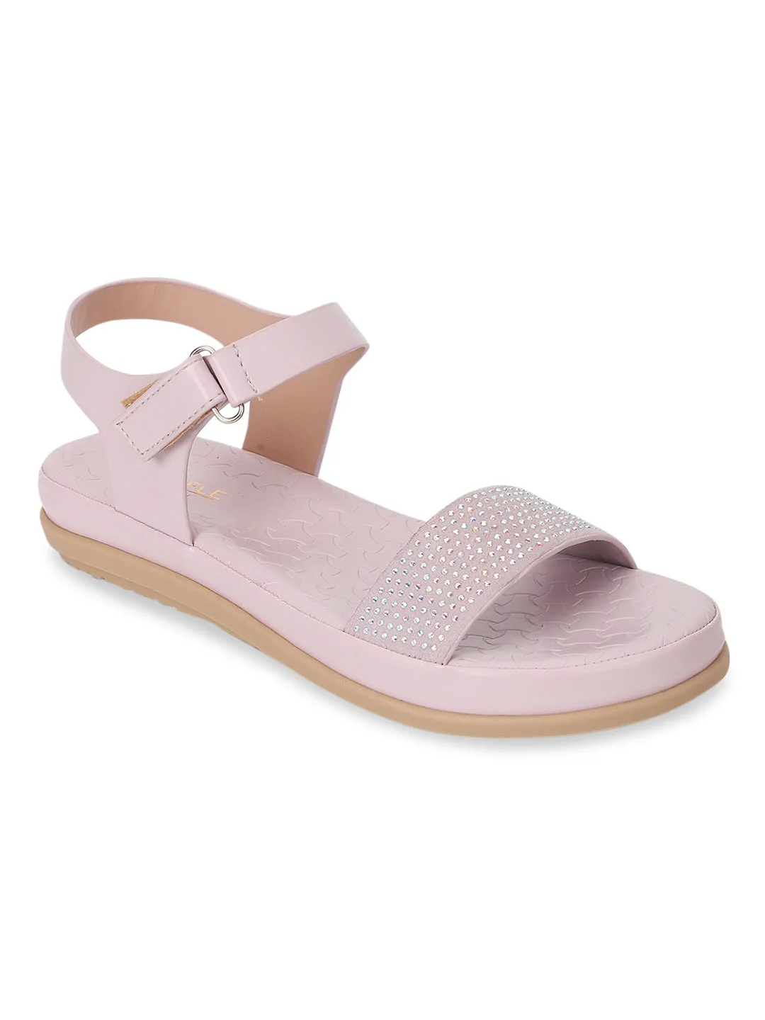Lila PU Schlupf-Sandalette (TC-ST-016-LIL)