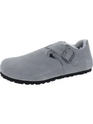 London Shearling Damen Wildleder Shearling Ballettschuhe