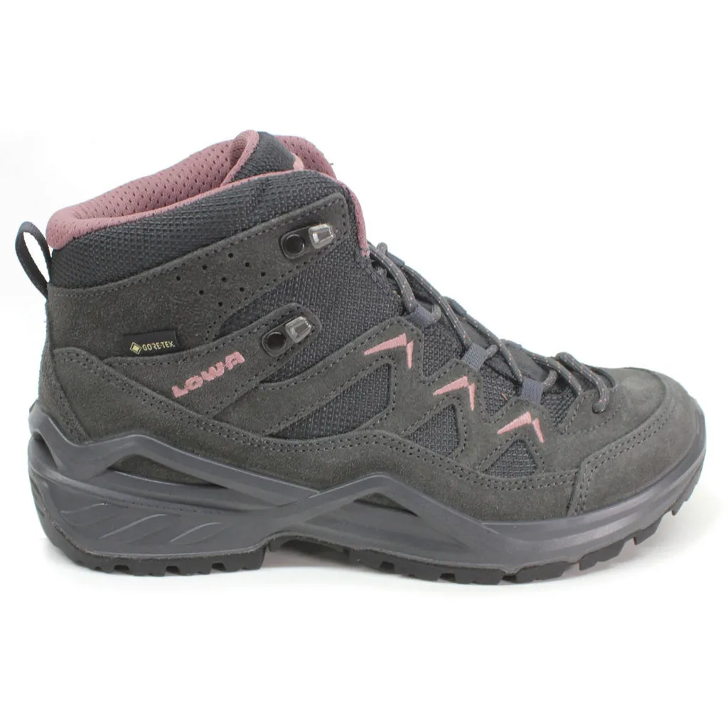 Lowa Sirkos Evo GTX Mid High Wildleder Textil Damen Wasserdichte Wanderstiefel