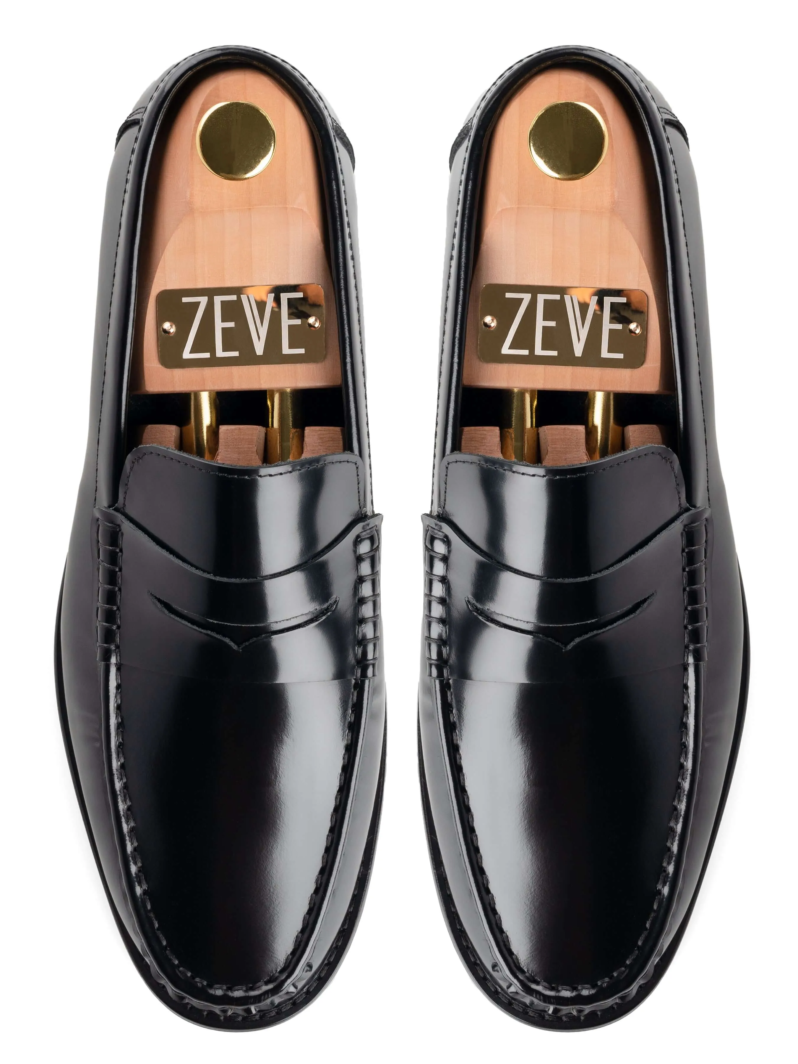 Marco Penny Loafer - Schwarz Hochglanzleder