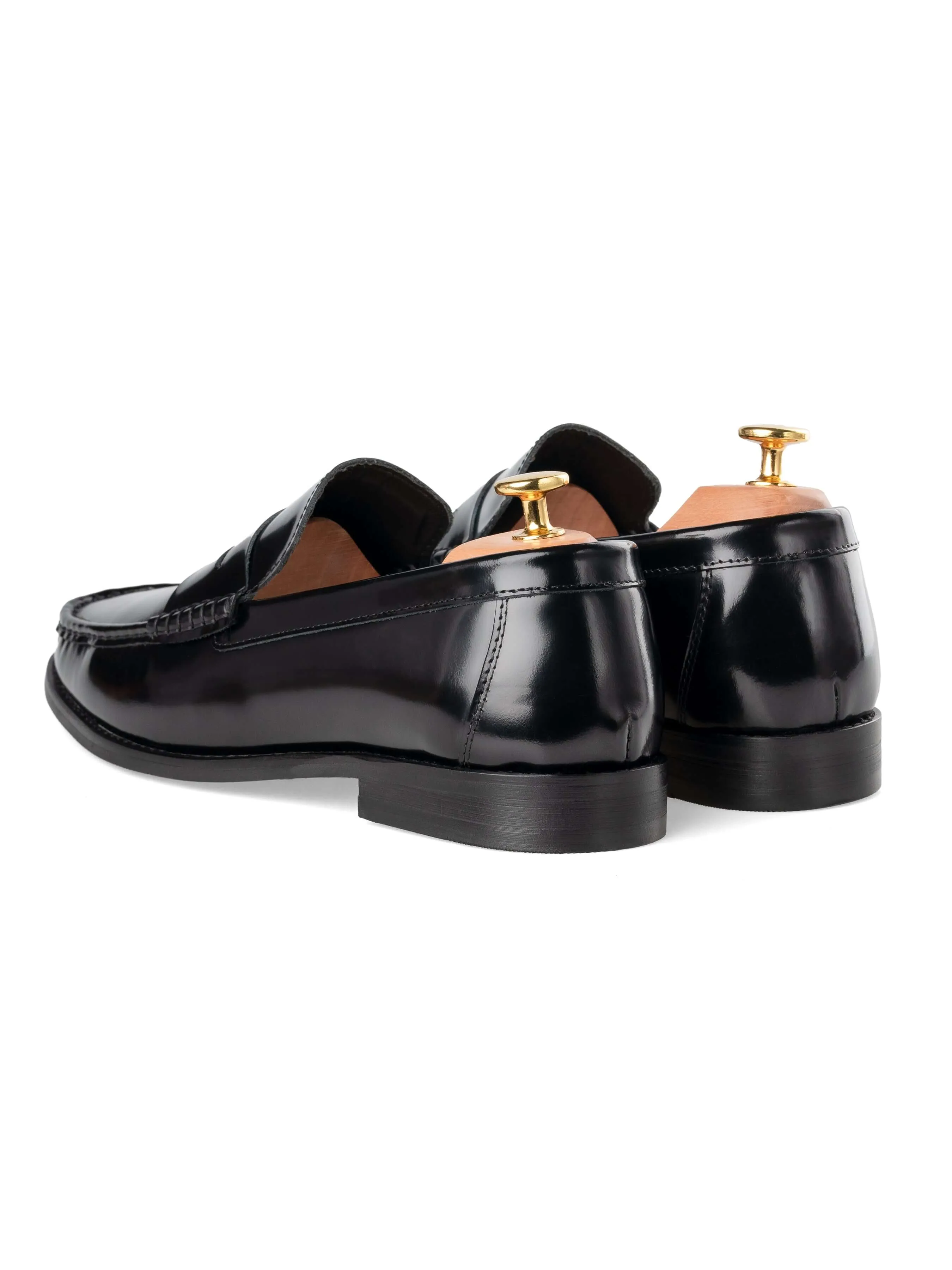 Marco Penny Loafer - Schwarz Hochglanzleder