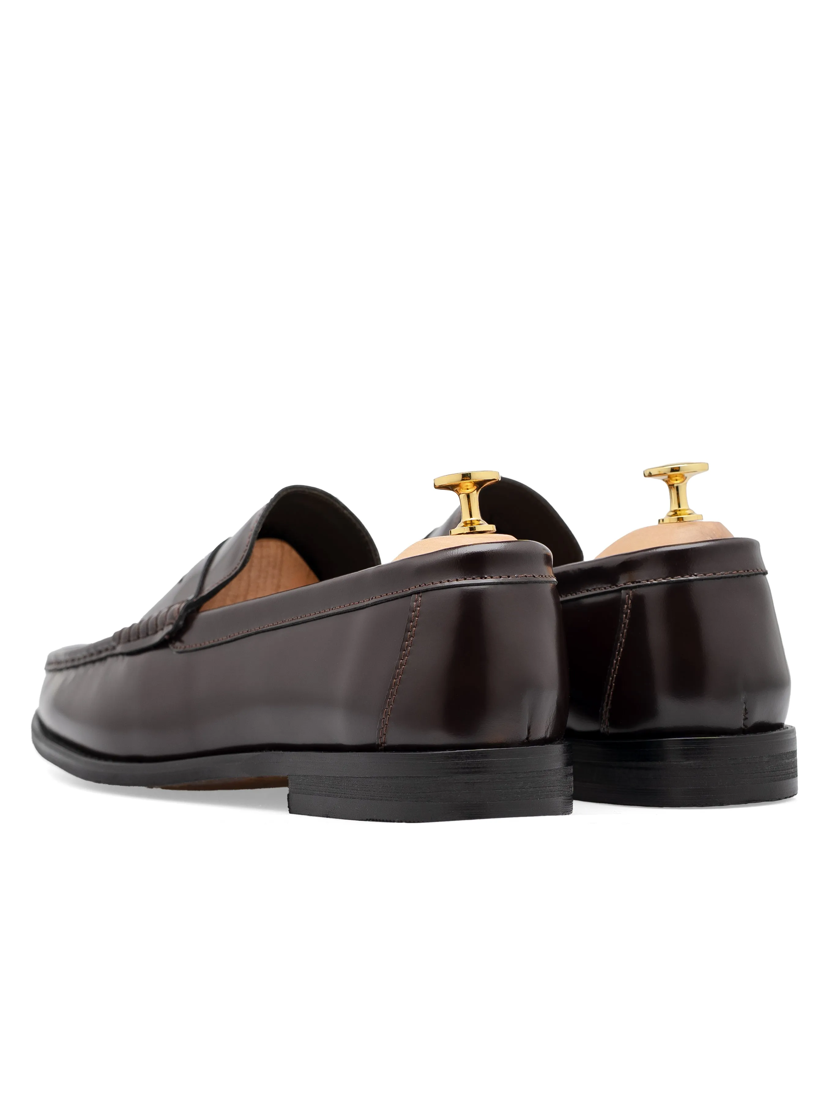 Marco Penny Loafer - Kaffeebraun Glattleder