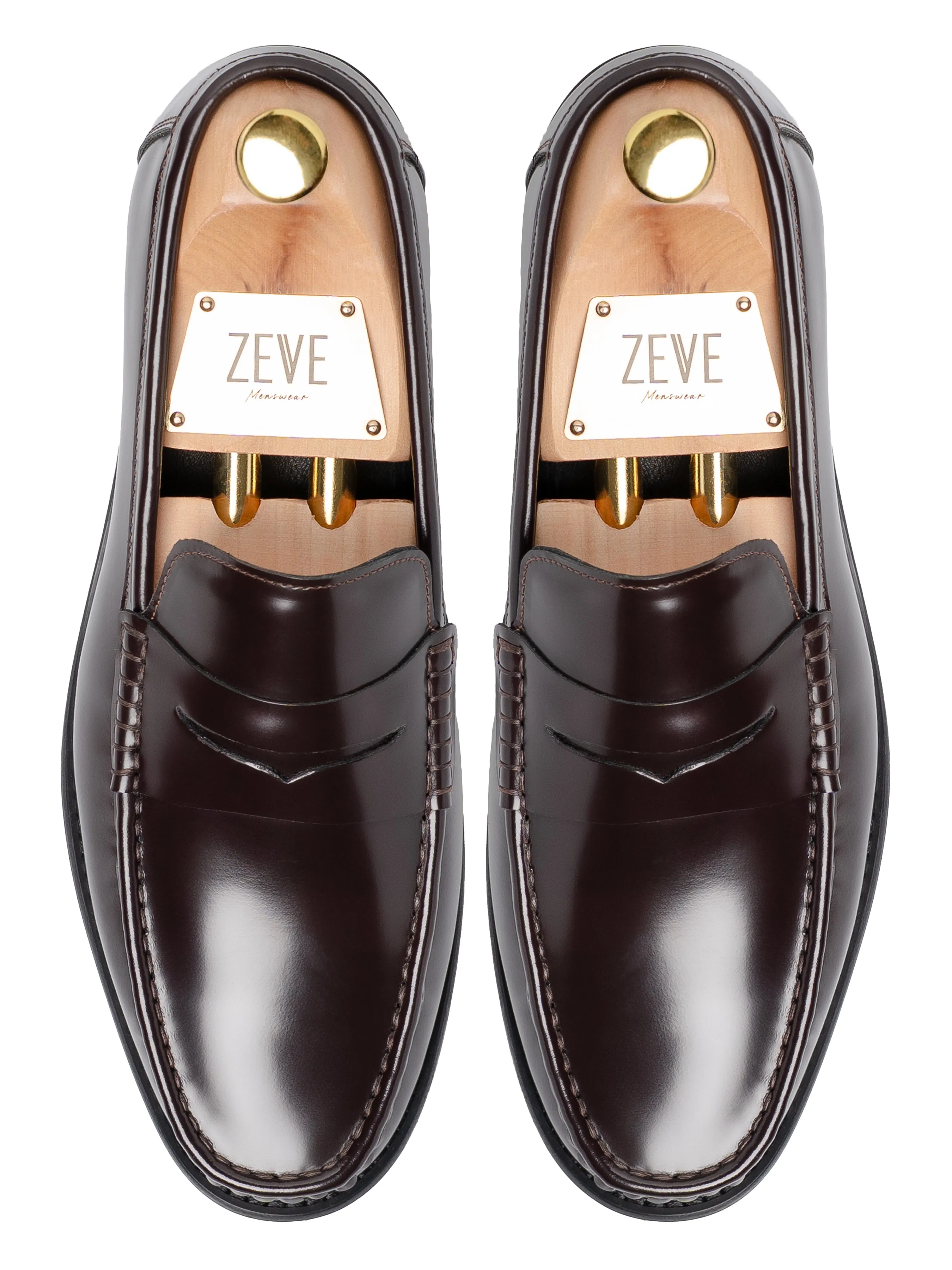 Marco Penny Loafer - Kaffeebraun Glattleder
