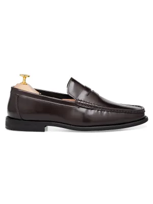 Marco Penny Loafer - Kaffeebraun Glattleder