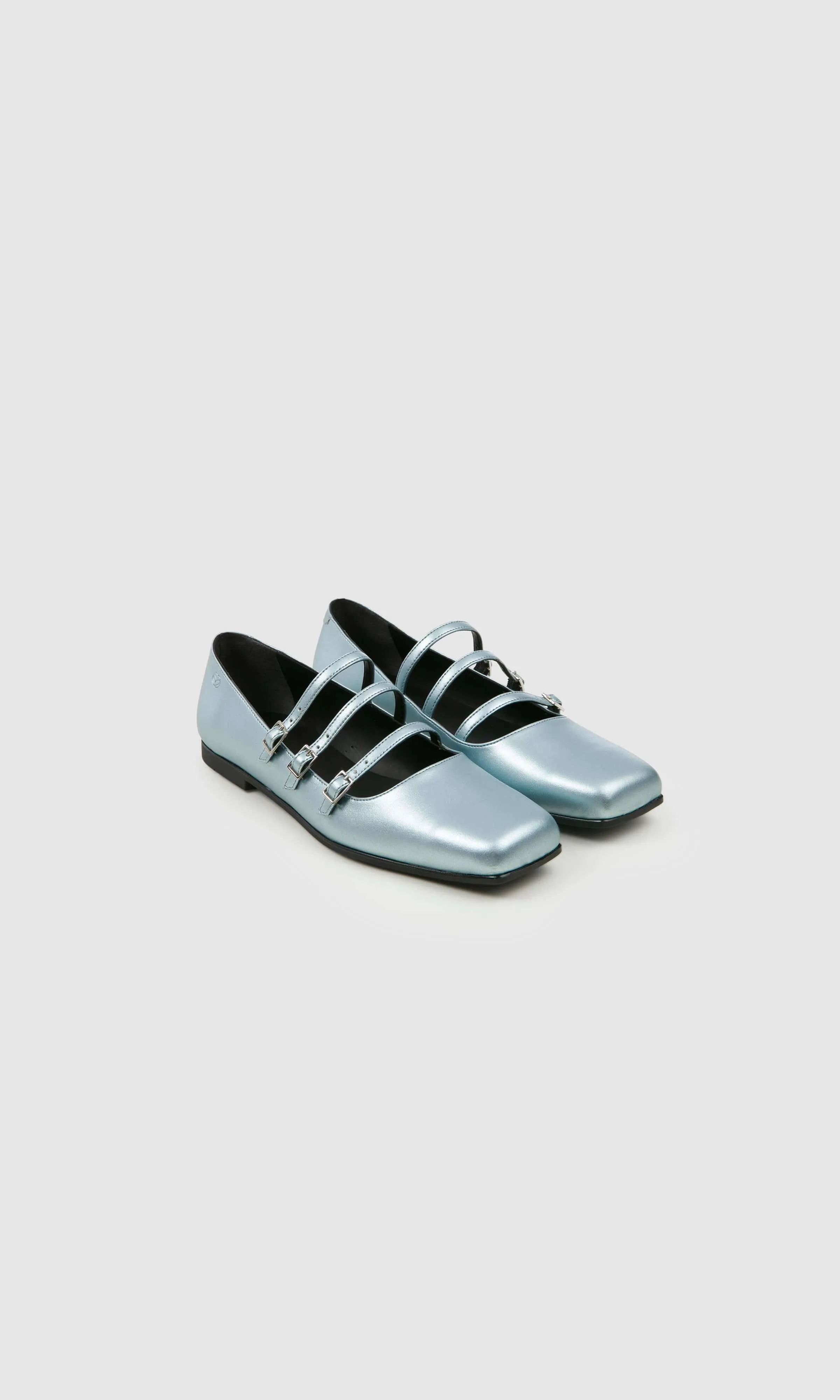Maria II Apfel-Leder Vegane Pumps | Eis