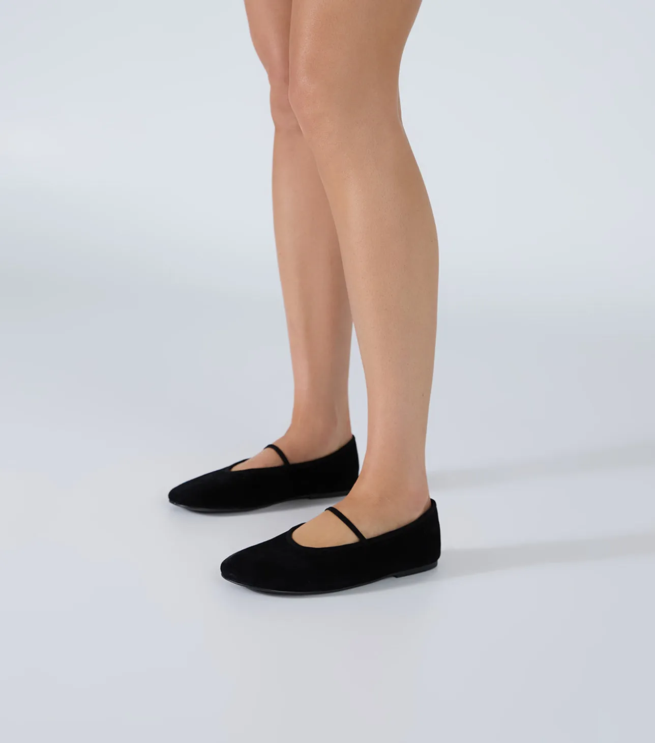 Martinez Wildleder in Schwarz