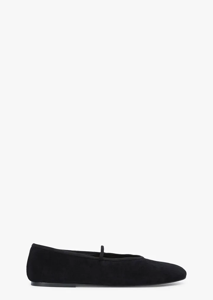 Martinez Wildleder in Schwarz