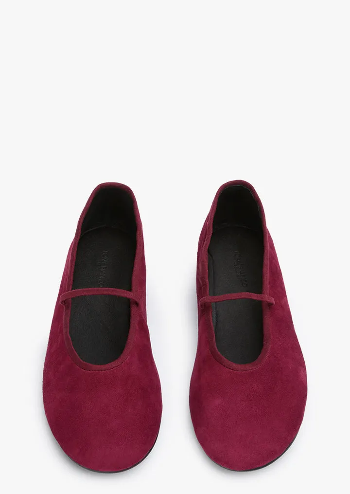 Martinez Bordeaux Wildleder