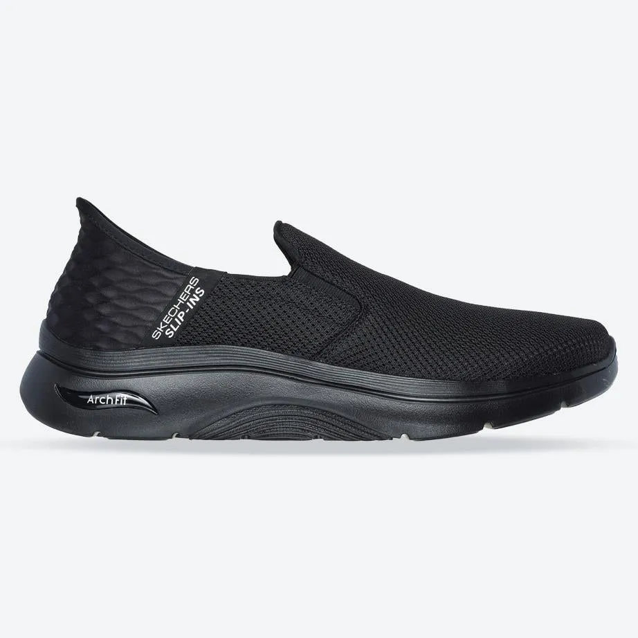 Herren Weite Passform Skechers 216600WW Slip-ins Go Walk Arch Fit Turnschuhe
