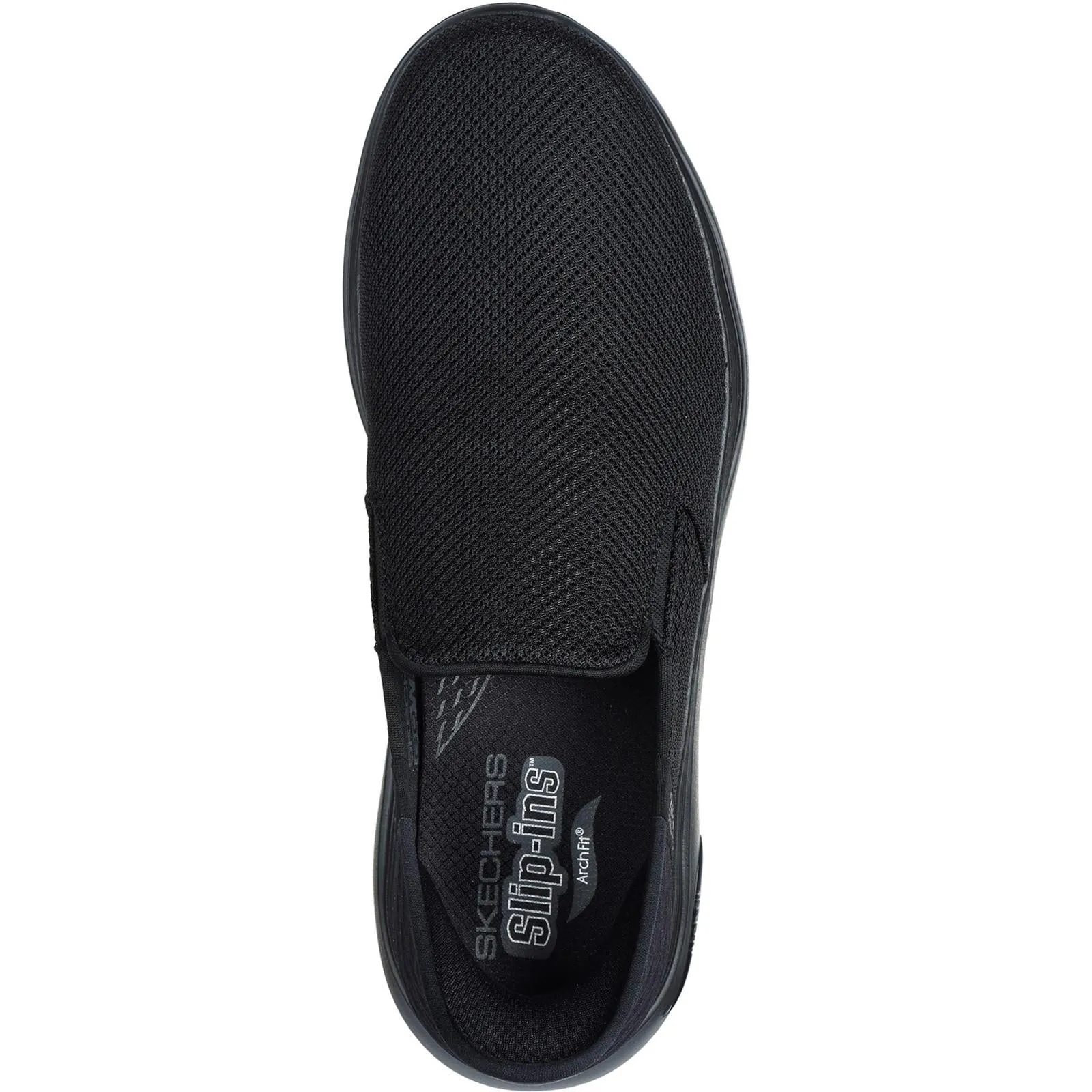 Herren Weite Passform Skechers 216600WW Slip-ins Go Walk Arch Fit Turnschuhe