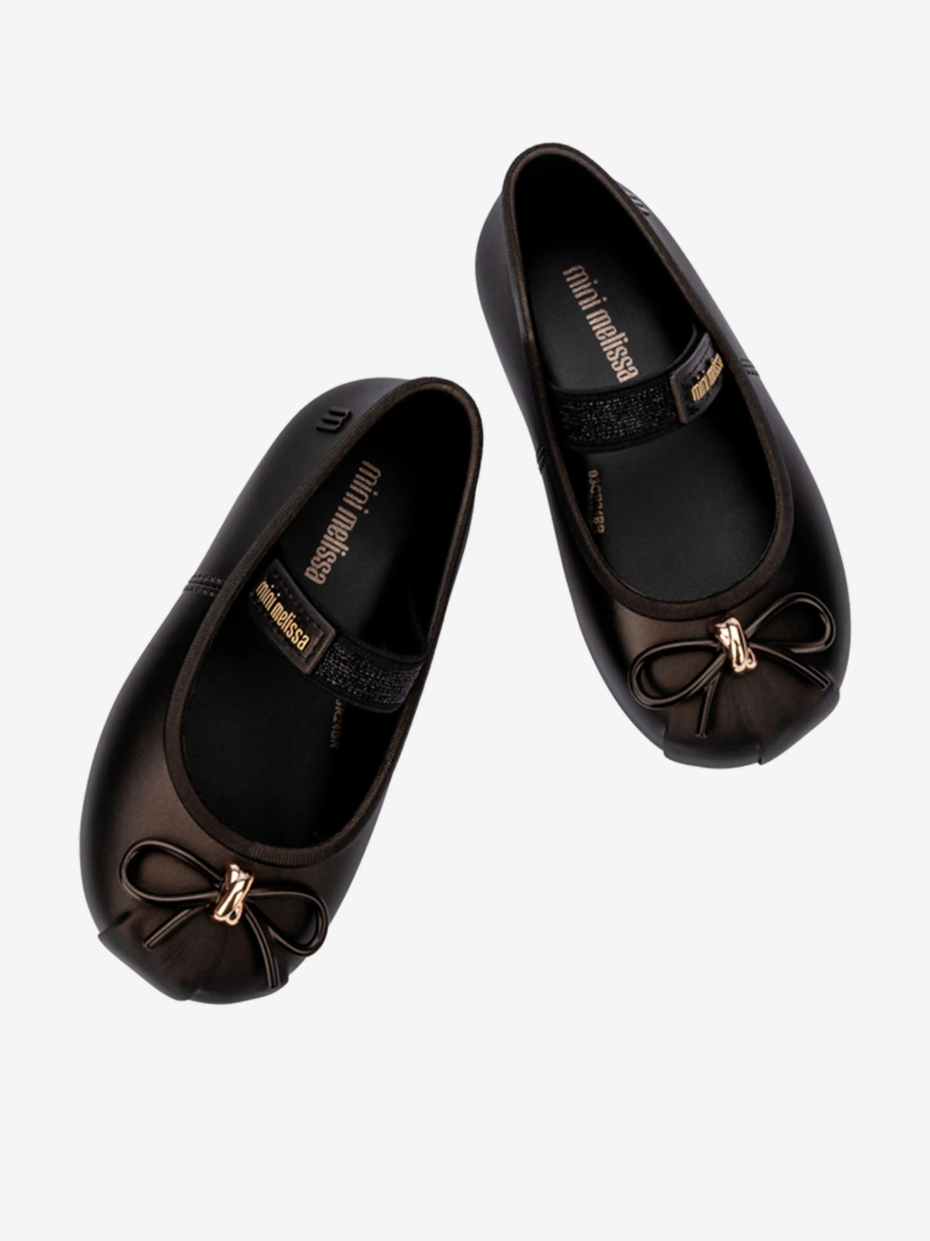 Mini Melissa Mädchen Sophie Ballettschuhe in Schwarz
