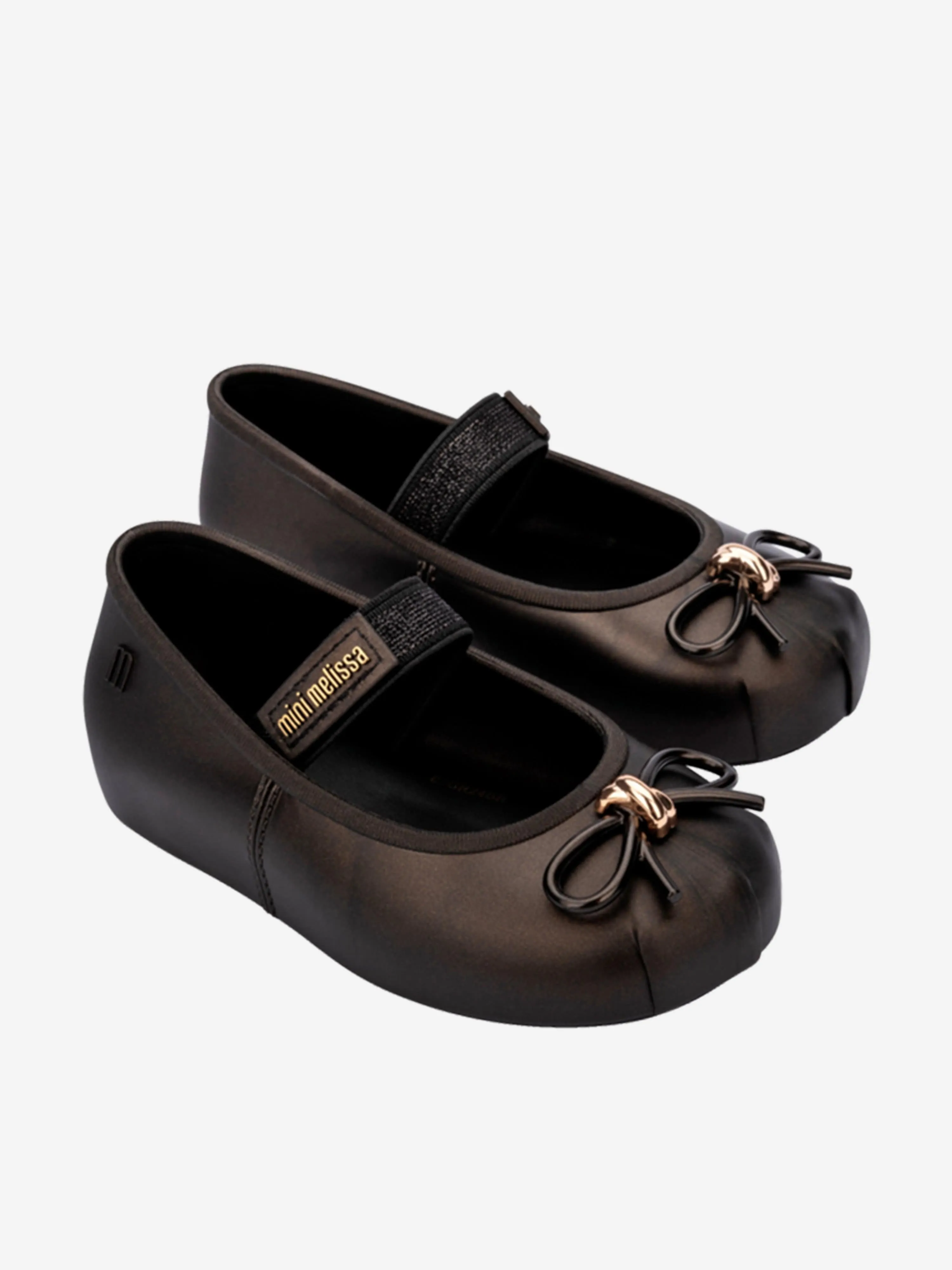 Mini Melissa Mädchen Sophie Ballettschuhe in Schwarz