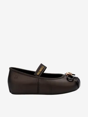 Mini Melissa Mädchen Sophie Ballettschuhe in Schwarz