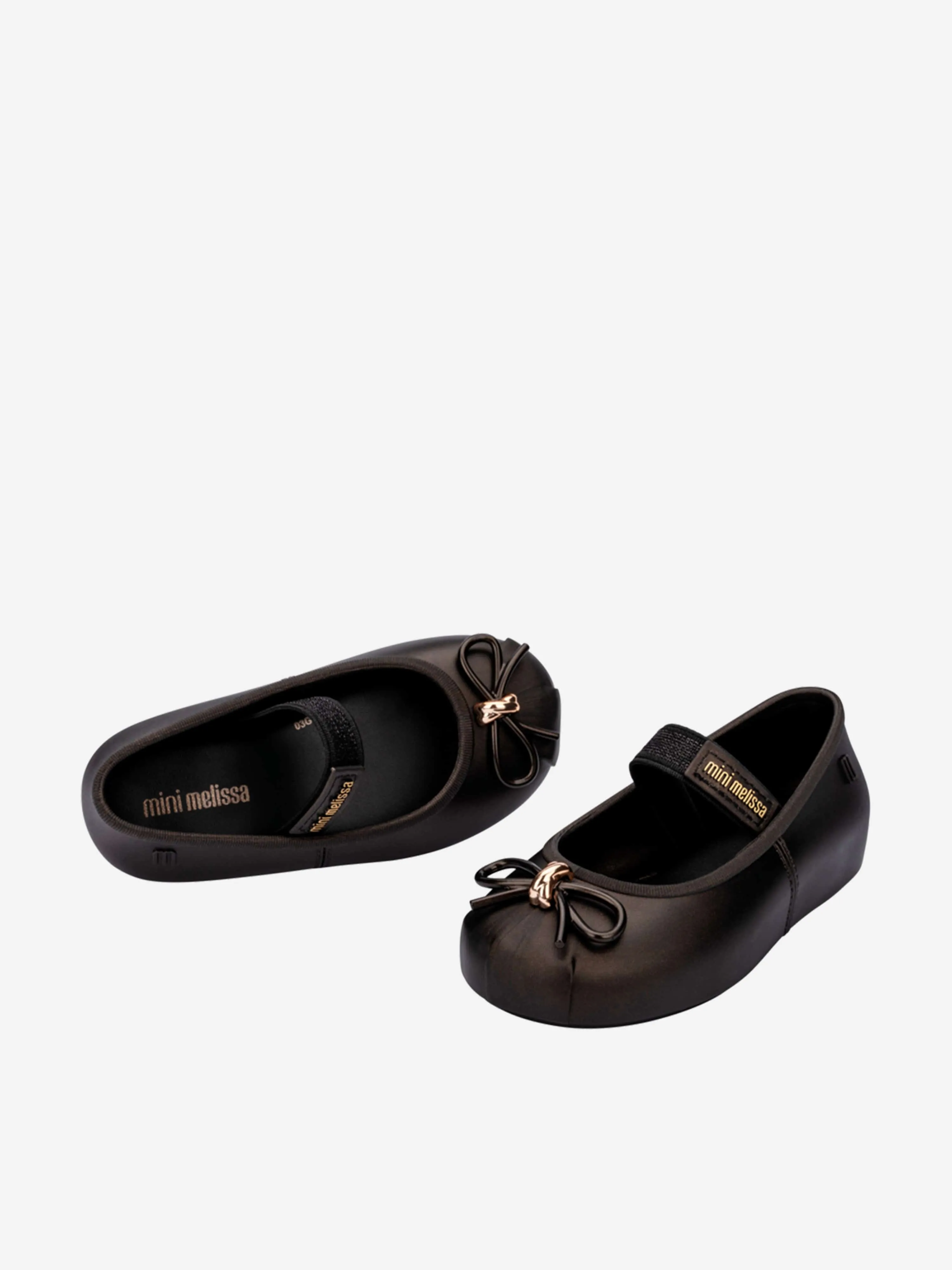 Mini Melissa Mädchen Sophie Ballettschuhe in Schwarz
