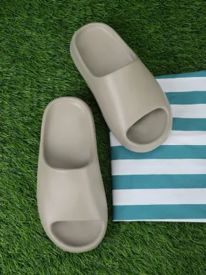 Mocha PU Schlupfer mit offener Spitze (TC-RS3091-MOC)