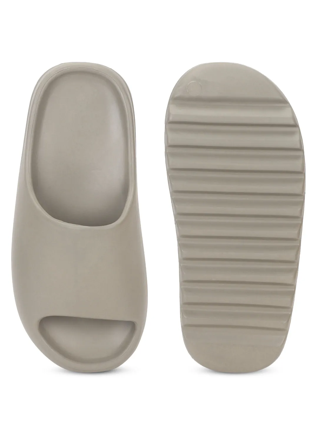 Mocha PU Schlupfer mit offener Spitze (TC-RS3091-MOC)