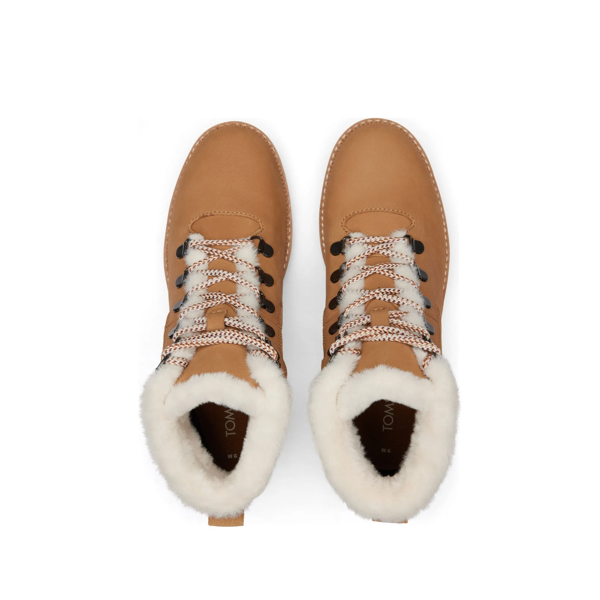 Mojave Wildleder- und Veloursstiefel mit Kunstfellfutter