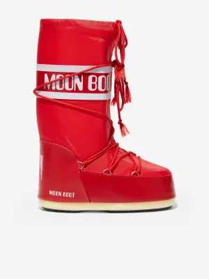 Moon Boot Girls Icon Stiefel in Rot