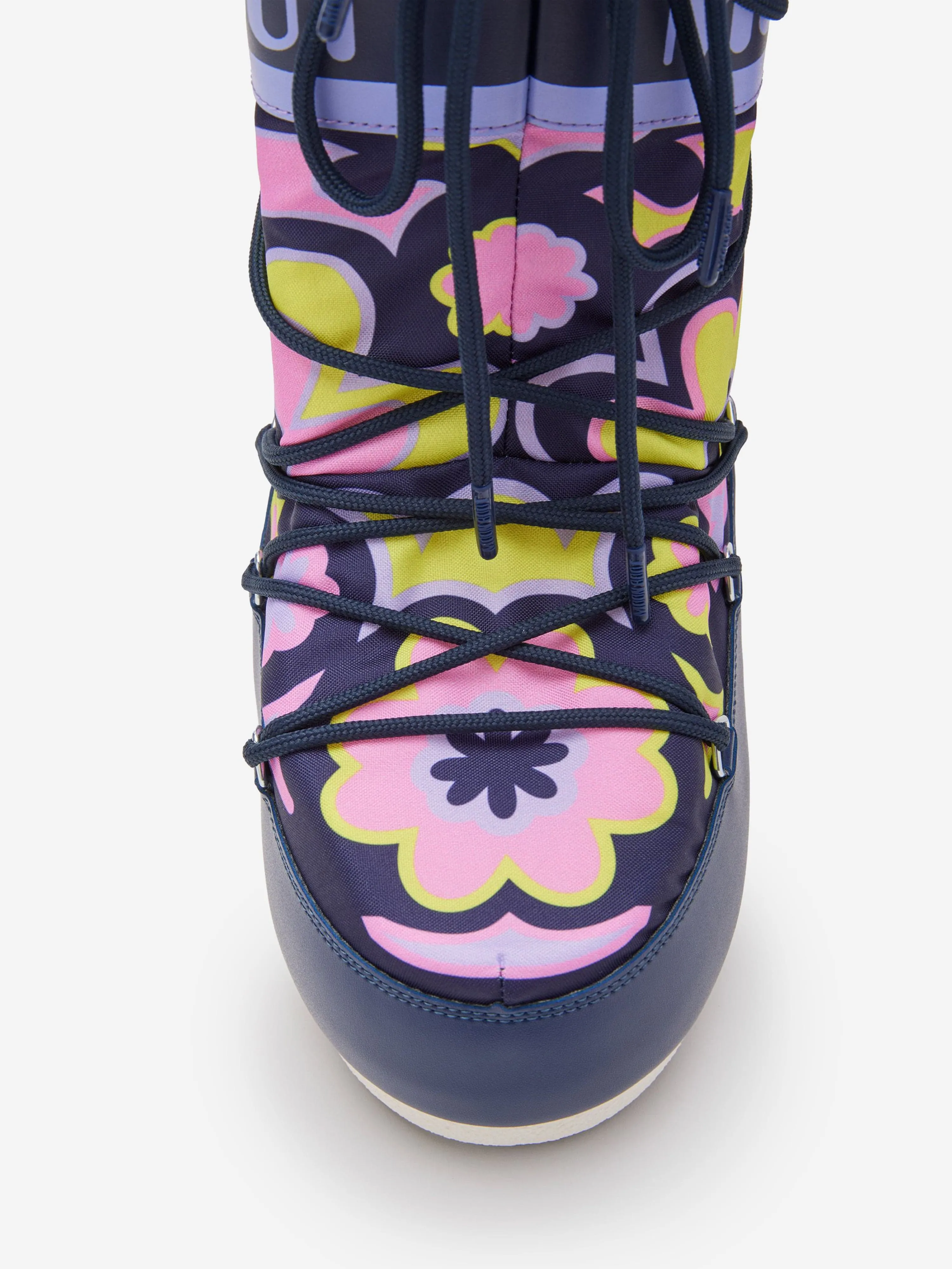 Moon Boot Girls Icon Flower Boots in Mehrfarbig