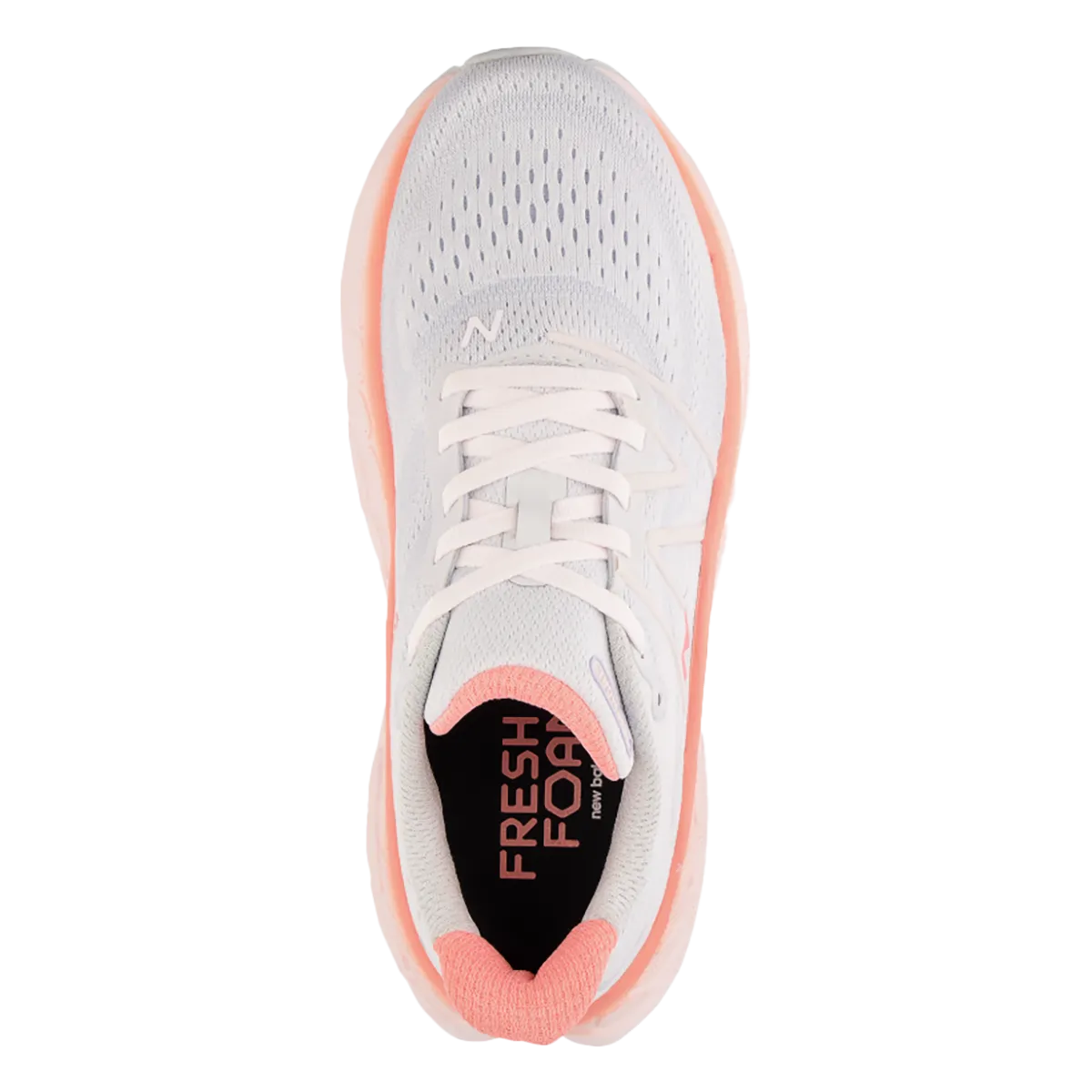 New Balance Fresh Foam X More V4 - Quarzgrau - Gewaschenes Rosa - Grapefruit