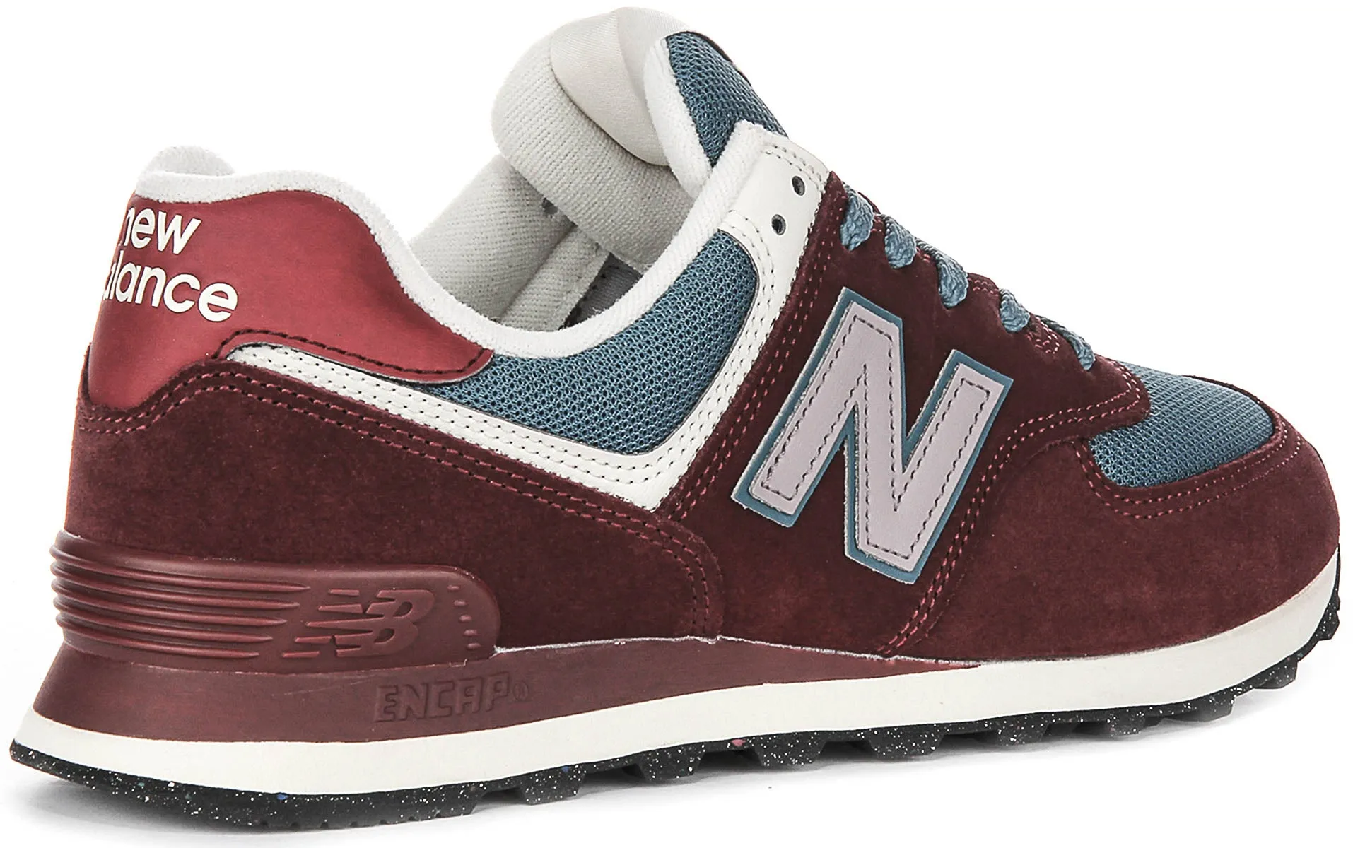 New Balance U574 RBB Schuhe in Burgunderrot