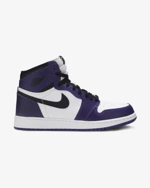 NIKE AIR JORDAN1 RETRO COURT PURPLE WEIß 2020 GS (NEU)