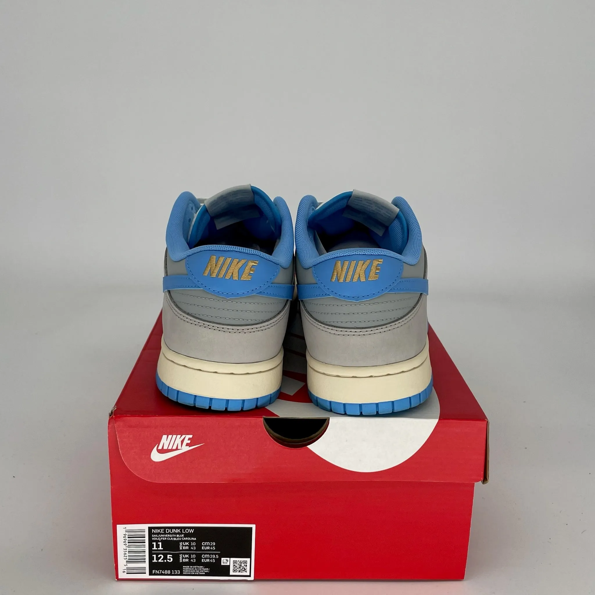 NIKE DUNK LOW ATHLETIC DEPARTMENT UNIVERSITÄTSBLAU GRÖSSE 11 FZ7488-133