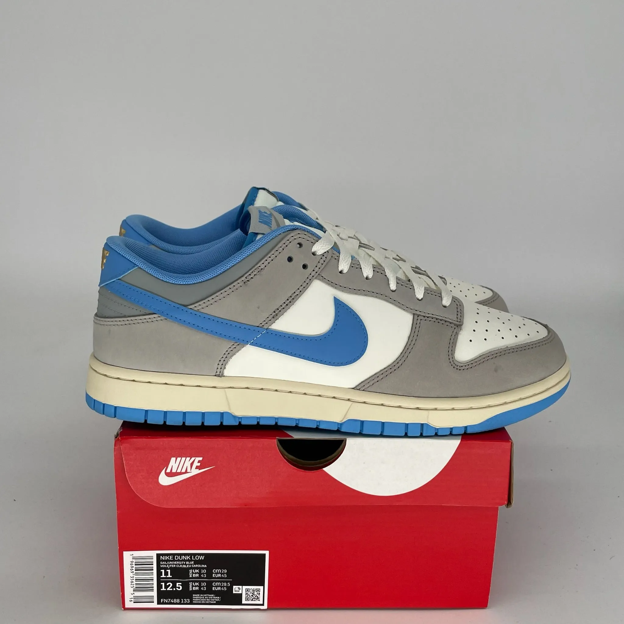 NIKE DUNK LOW ATHLETIC DEPARTMENT UNIVERSITÄTSBLAU GRÖSSE 11 FZ7488-133